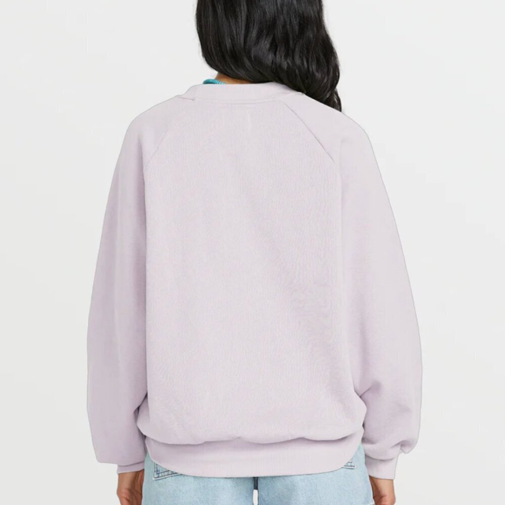 Billabong The Waves Crew Sweatshirt In Ameythst Smoke, NWOT - Picture 2 of 12